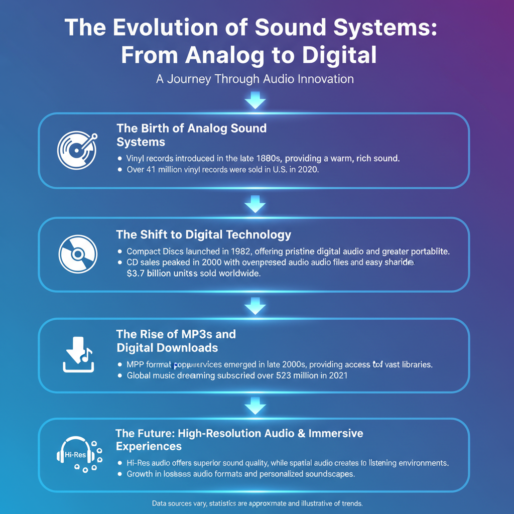 Infographic: The Evolution of Sound Systems: From Analog to Digital
