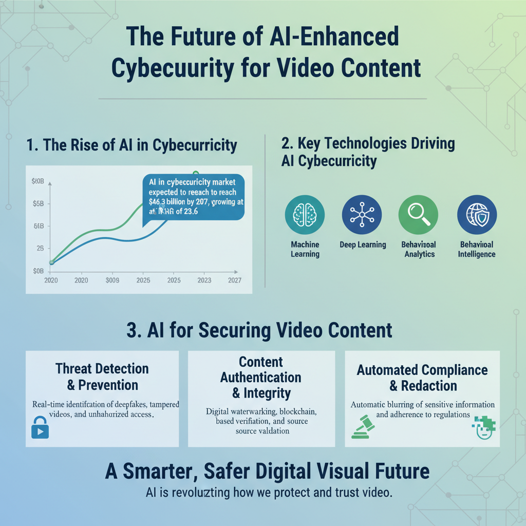 Infographic: The Future of AI-Enhanced Cybersecurity for Video Content