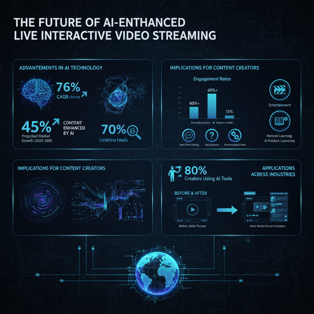 Infographic: The Future of AI-Enhanced Live Interactive Video Streaming