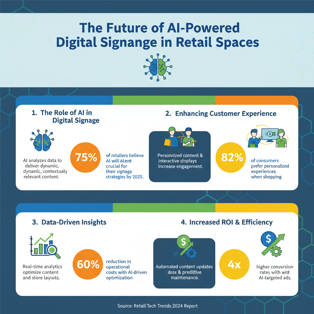 Infographic: The Future of AI-Powered Digital Signage in Retail Spaces