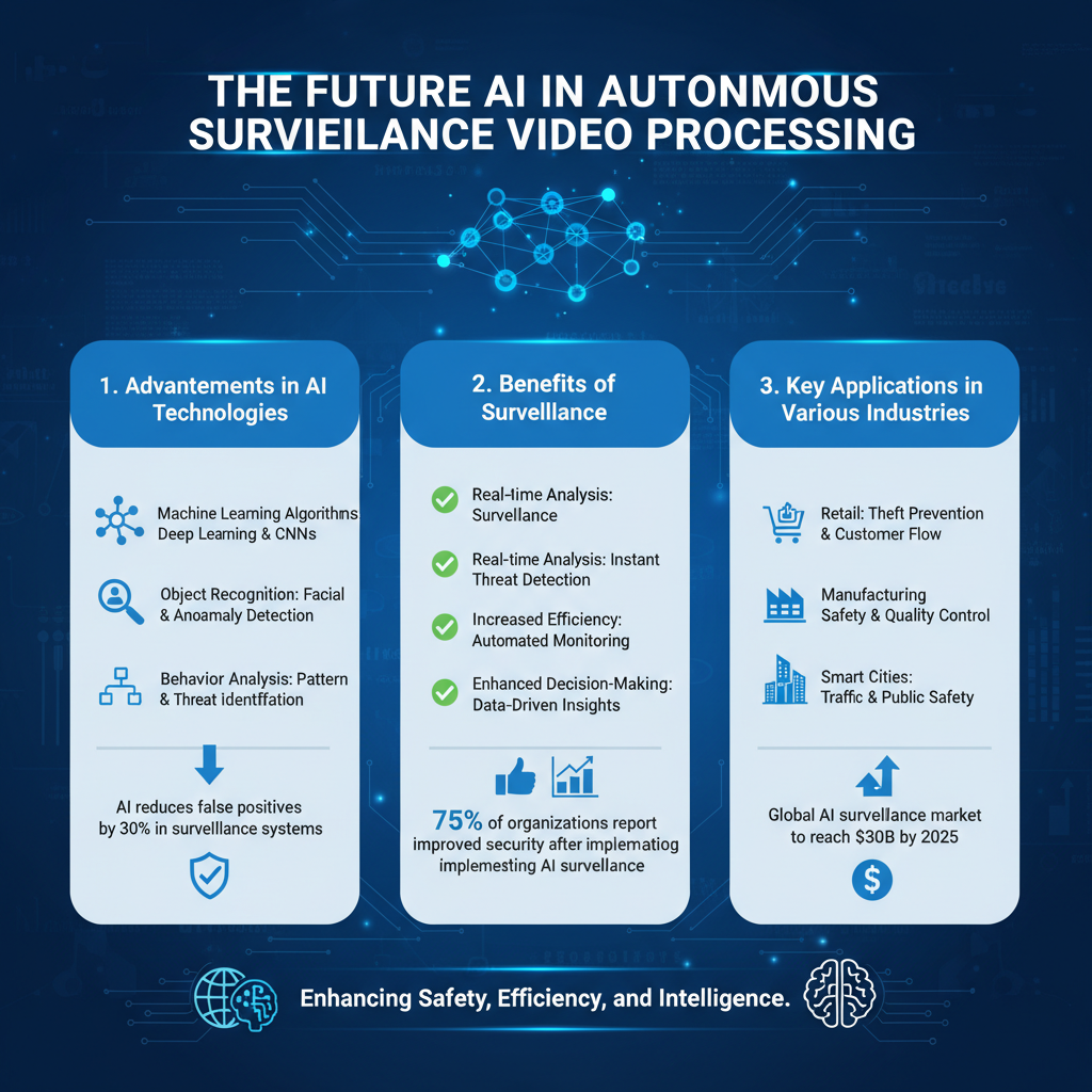 Infographic: The Future of AI in Autonomous Surveillance Video Processing