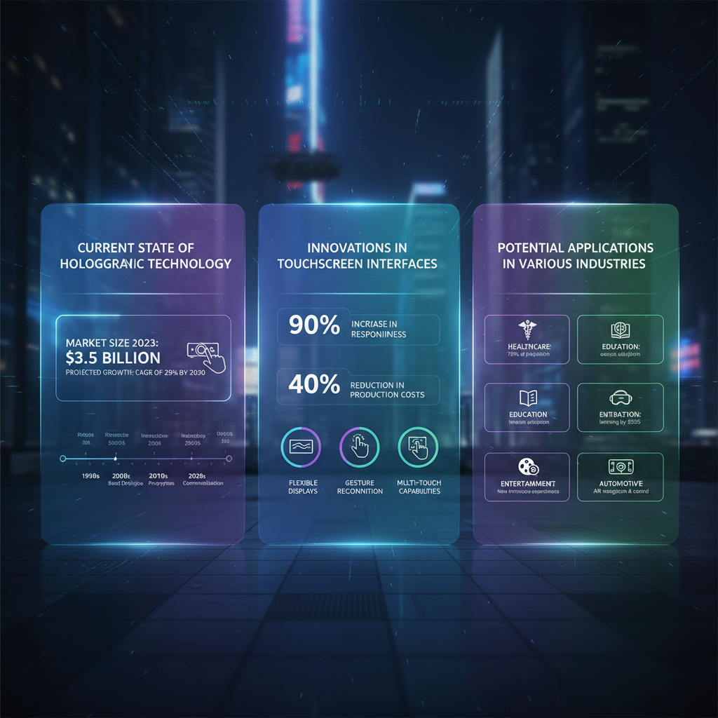 Infographic: The Future of Holographic Touchscreen Interfaces: Innovations Ahead