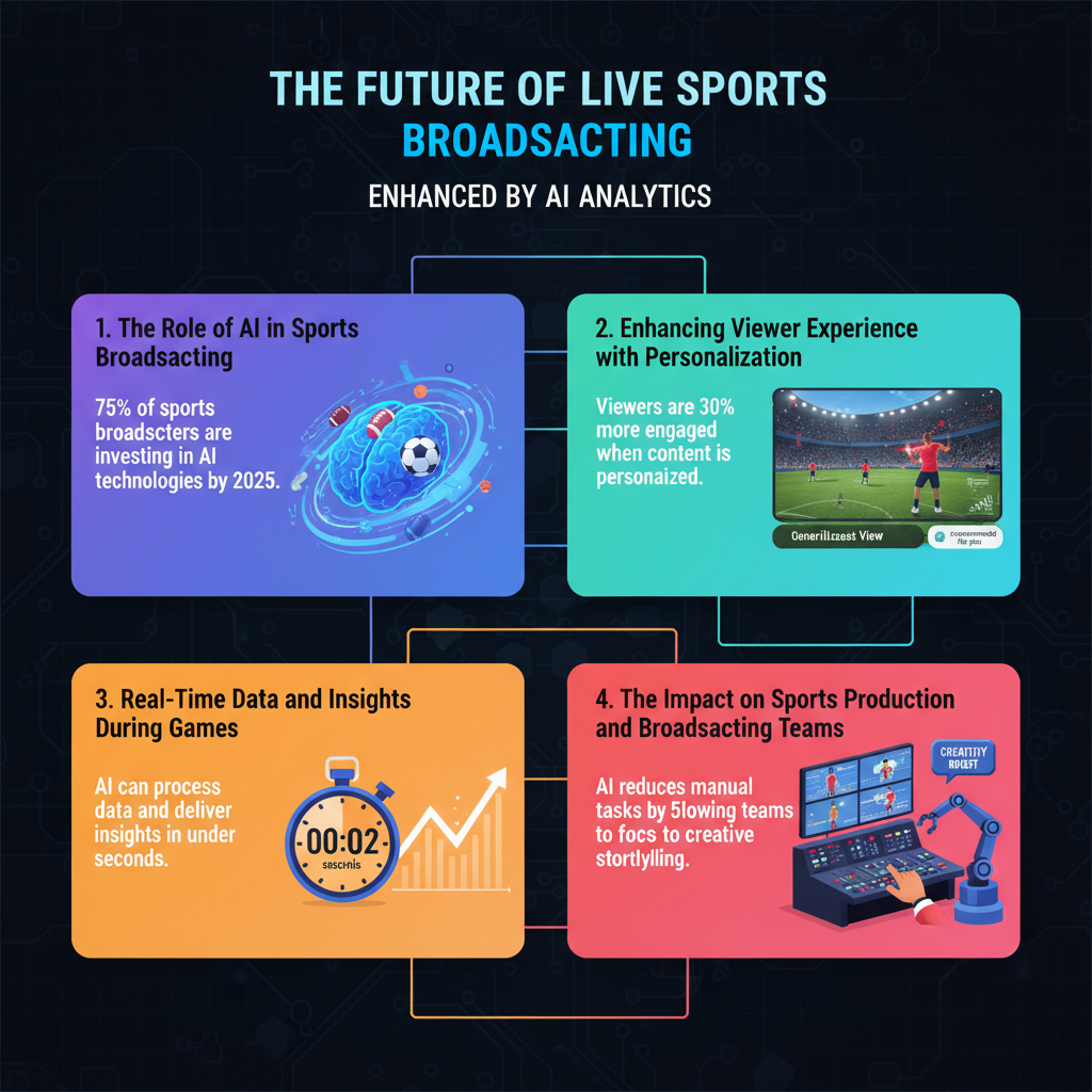 Infographic: The Future of Live Sports Broadcasting Enhanced by AI Analytics