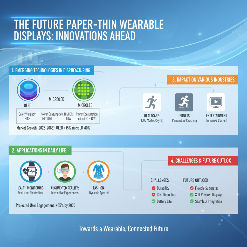 Infographic: The Future of Paper-Thin Wearable Displays: Innovations Ahead