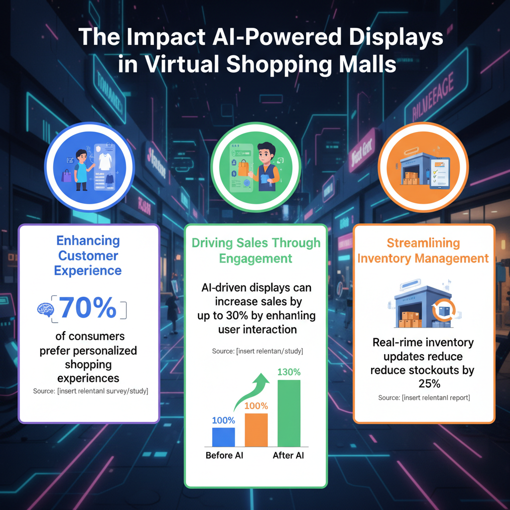 Infographic: The Impact of AI-Powered Displays in Virtual Shopping Malls