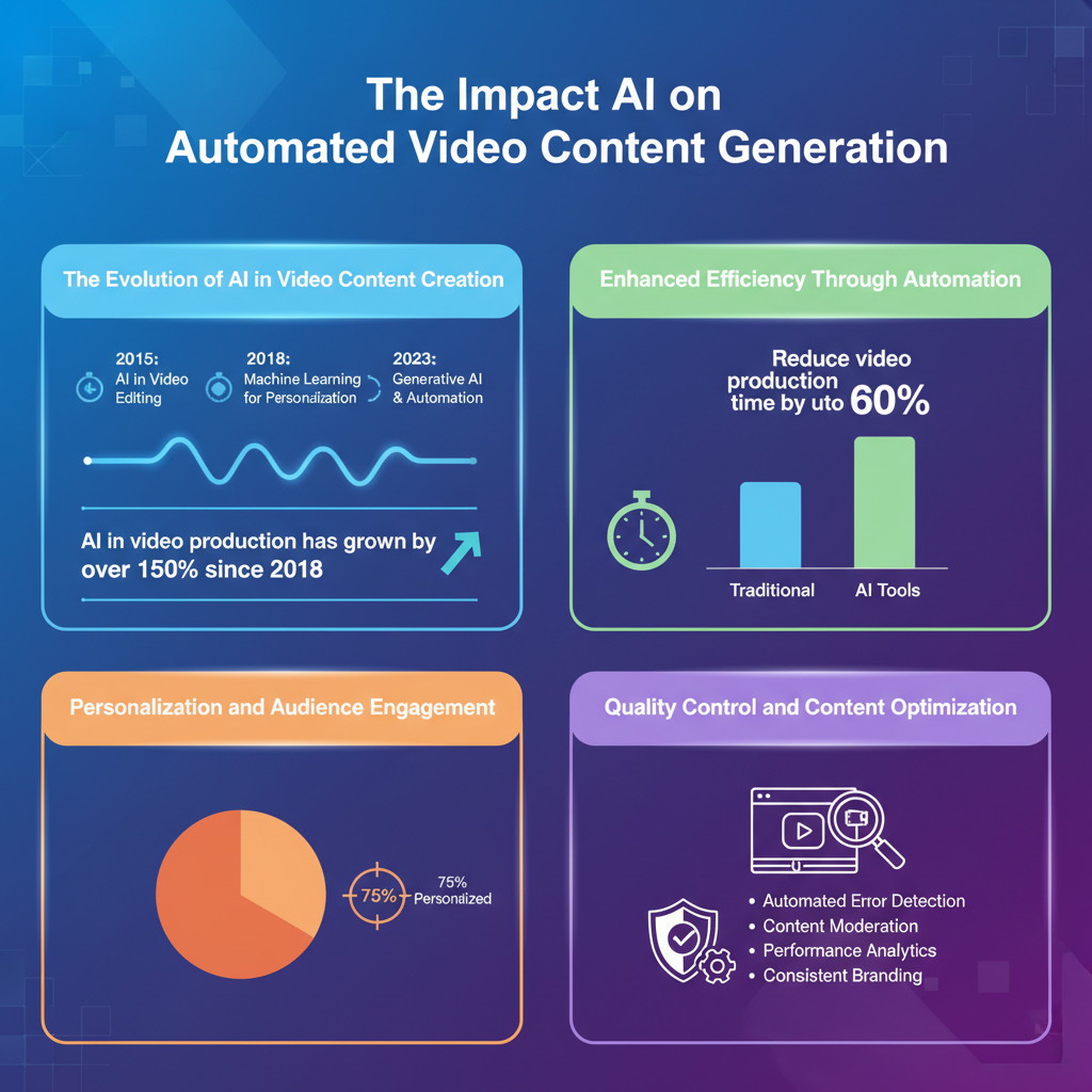 Infographic: The Impact of AI on Automated Video Content Generation