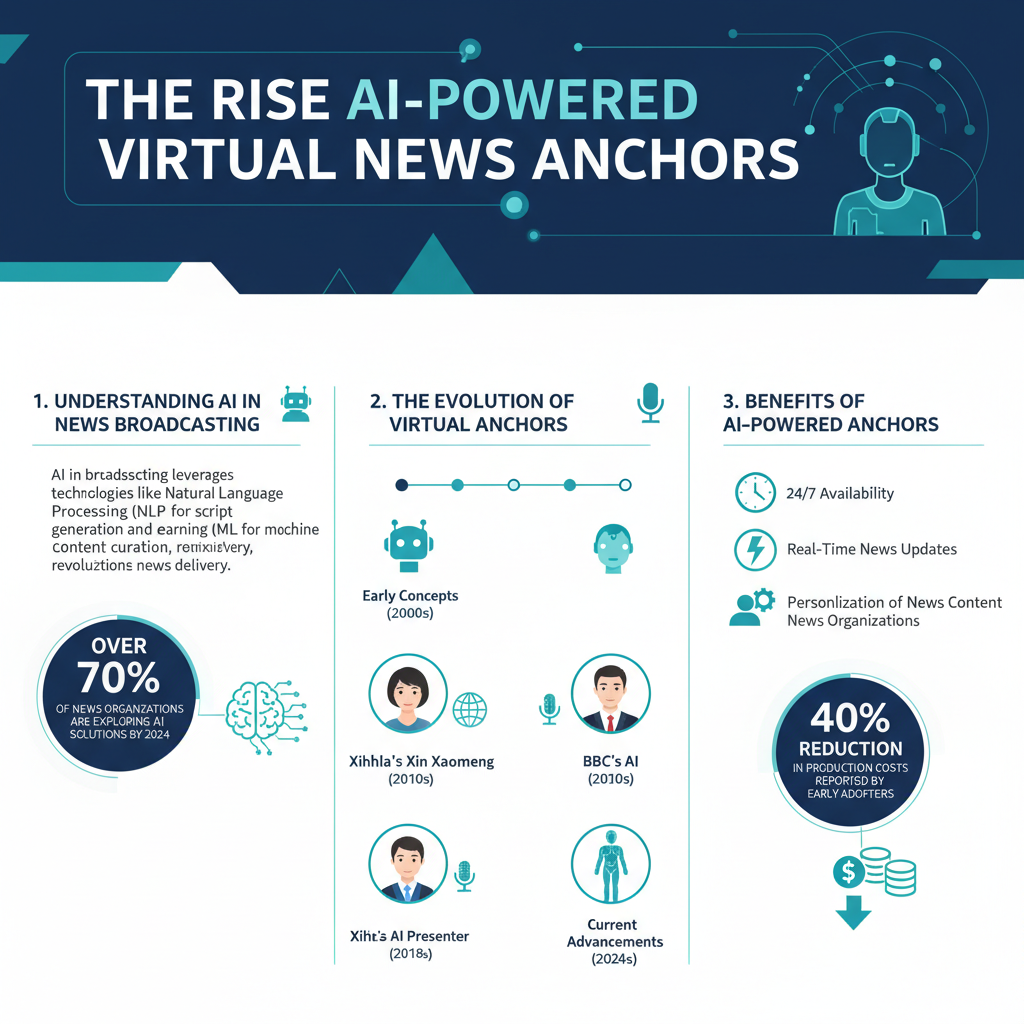 Infographic: The Rise of AI-Powered Virtual News Anchors