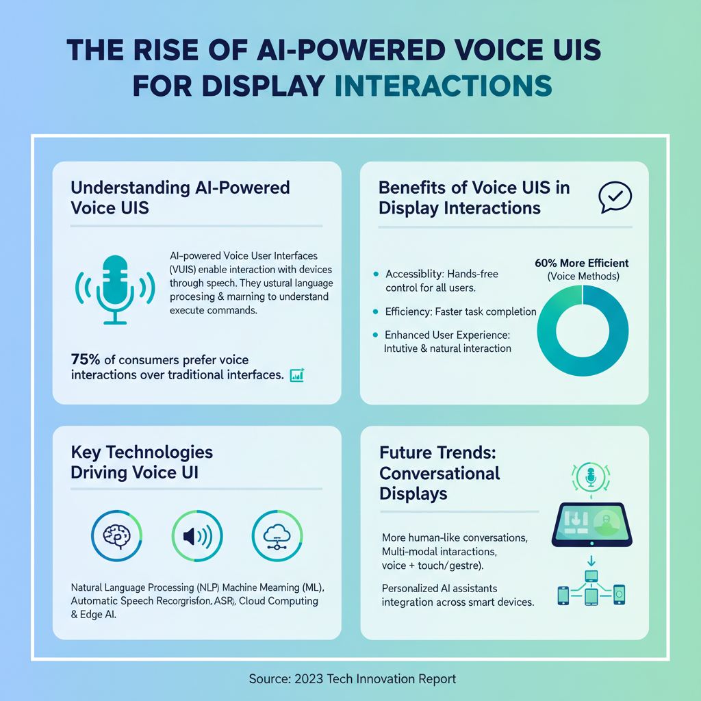 Infographic: The Rise of AI-Powered Voice UIs for Display Interactions