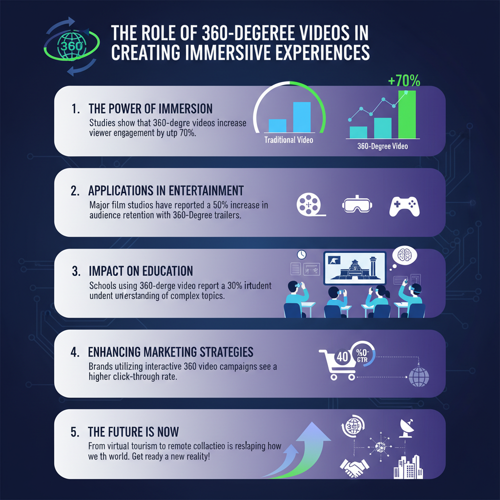 Infographic: The Role of 360-Degree Videos in Creating Immersive Experiences