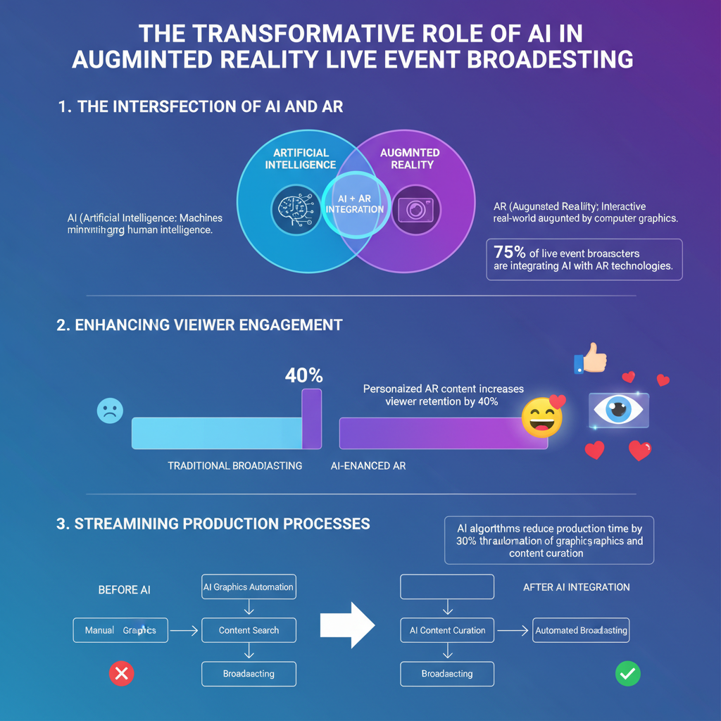 Infographic: The Role of AI in Augmented Reality Live Event Broadcasting