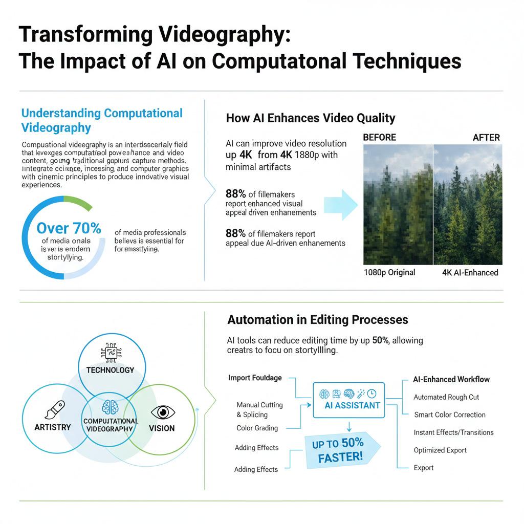 Infographic: The Role of AI in Computational Videography