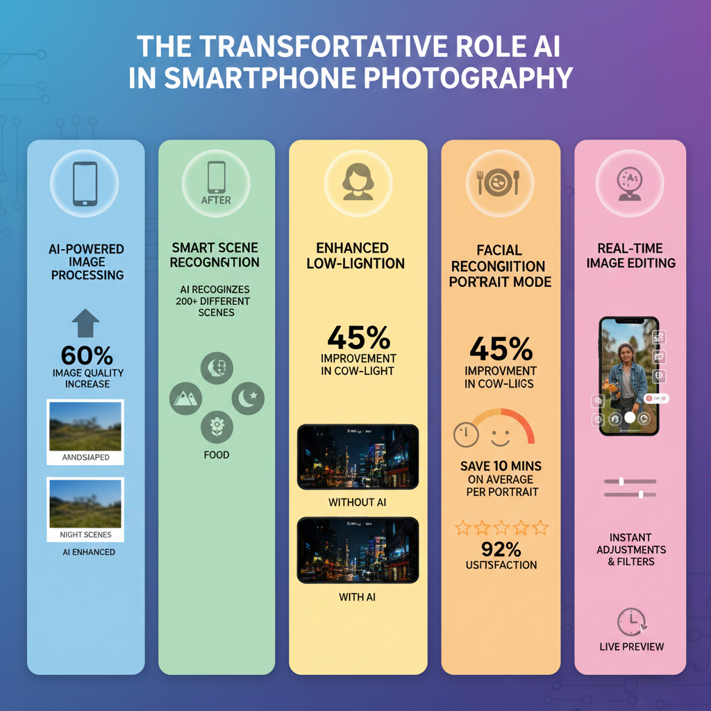 Infographic: The Role of AI in Enhancing Smartphone Cameras