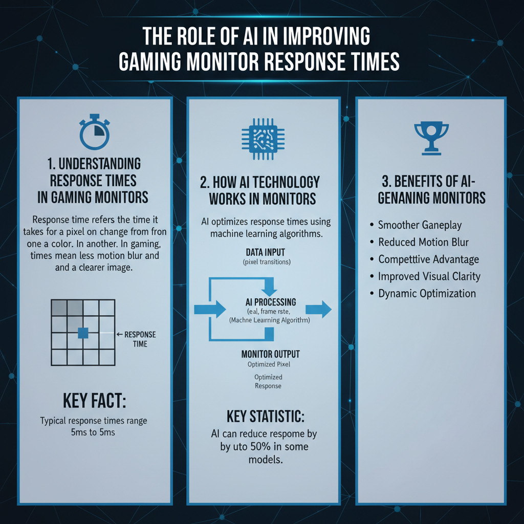 Infographic: The Role of AI in Improving Gaming Monitor Response Times