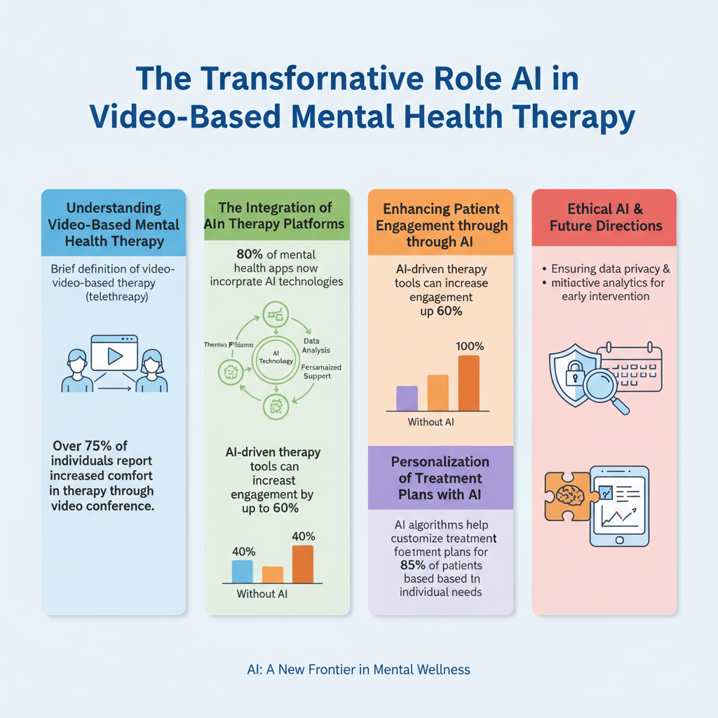 Infographic: The Role of AI in Video-Based Mental Health Therapy