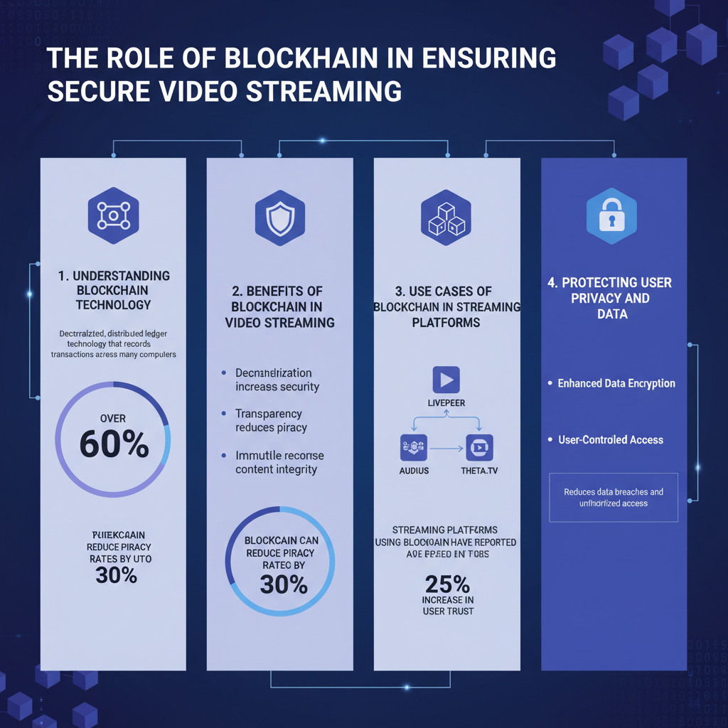 Infographic: The Role of Blockchain in Ensuring Secure Video Streaming