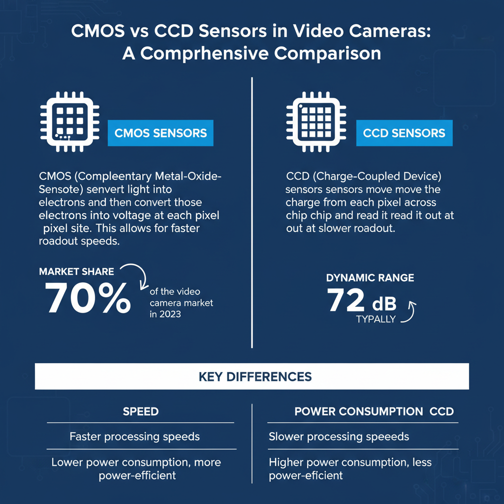 Infographic: The Role of CMOS vs. CCD Sensors in Video Cameras
