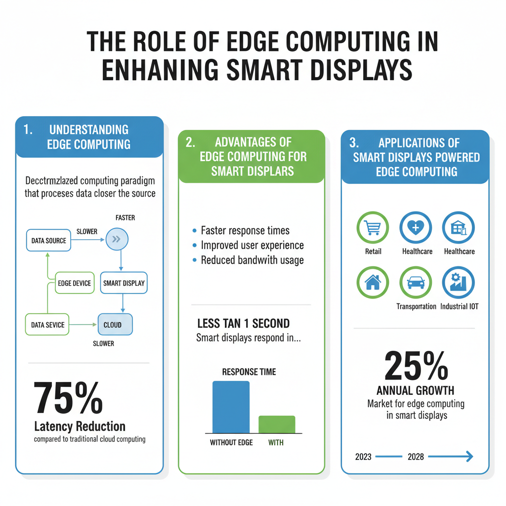 Infographic: The Role of Edge Computing in Smart Displays