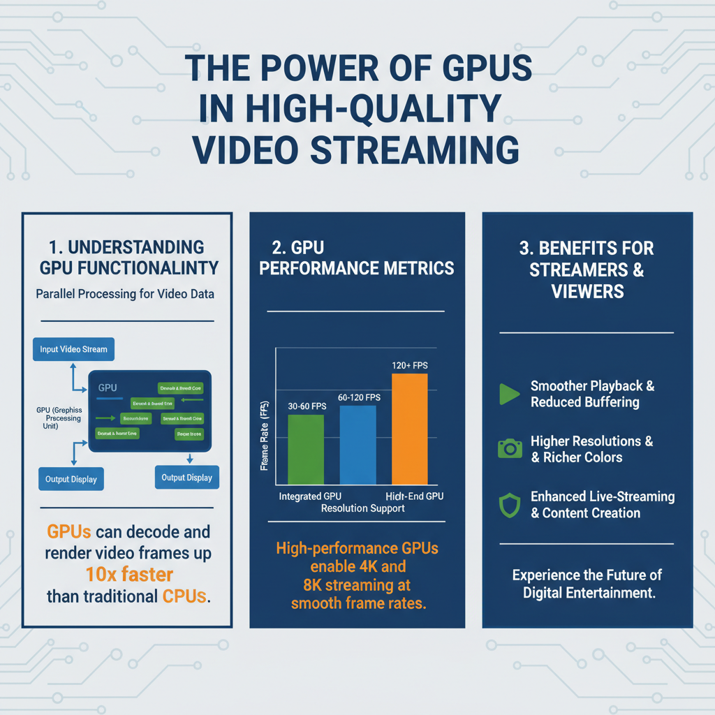 Infographic: The Role of GPUs in High-Quality Video Streaming