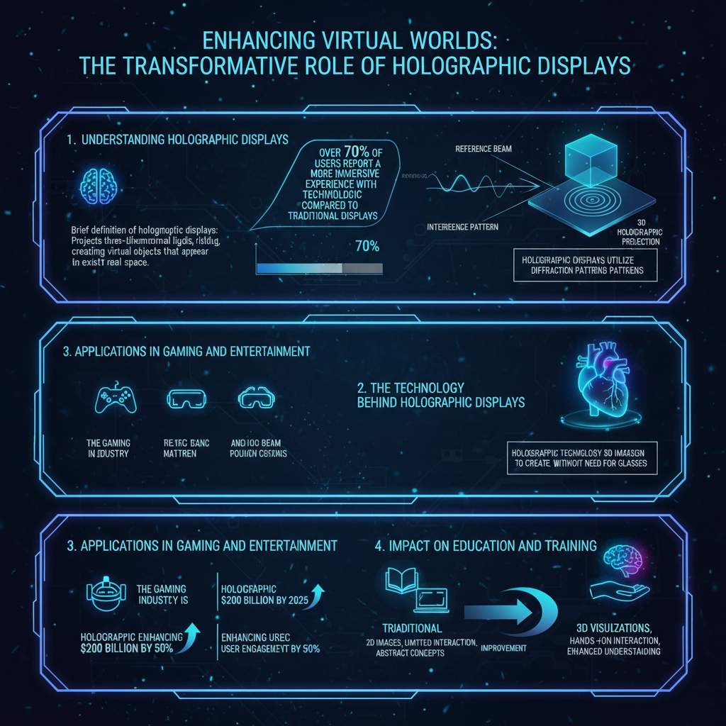 Infographic: The Role of Holographic Displays in Enhancing Virtual Worlds