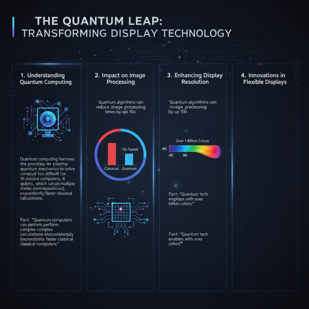Infographic: The Role of Quantum Computing in Advancing Display Technology