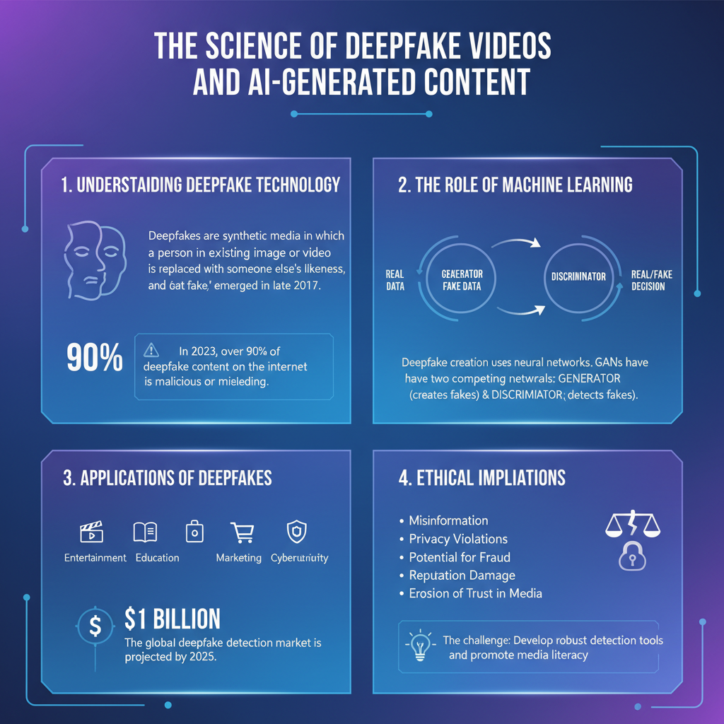 Infographic: The Science of Deepfake Videos and AI-Generated Content