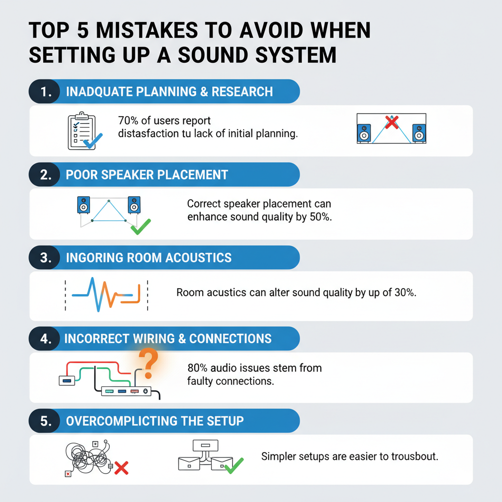Infographic: Top 10 Mistakes to Avoid When Setting Up a Sound System