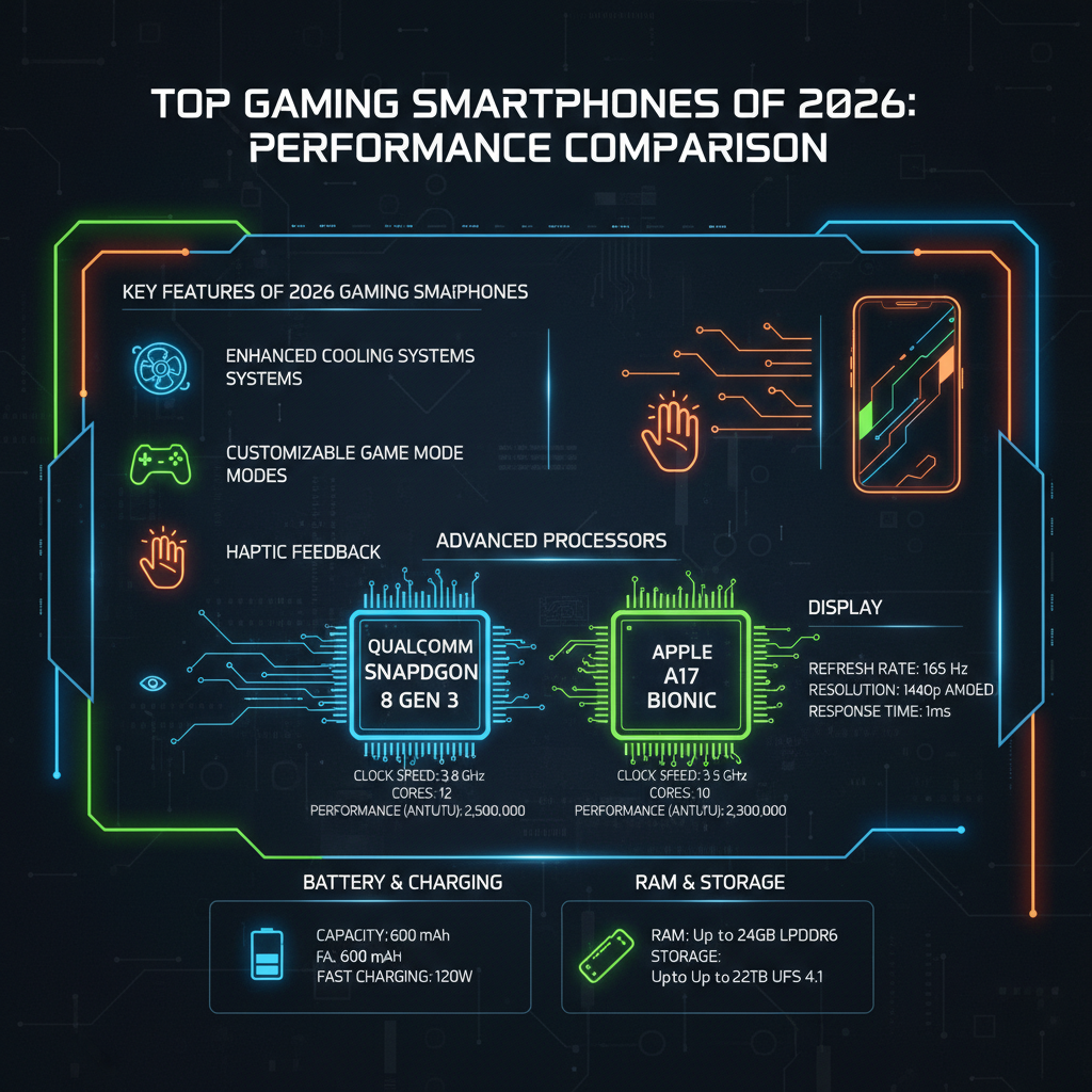 Infographic: Top Gaming Smartphones of 2026: Performance Comparison