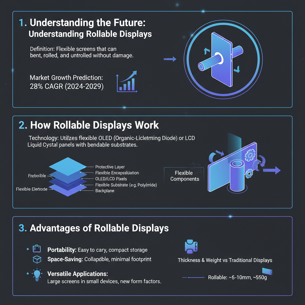 Infographic: What Are Rollable Displays and How Do They Function?