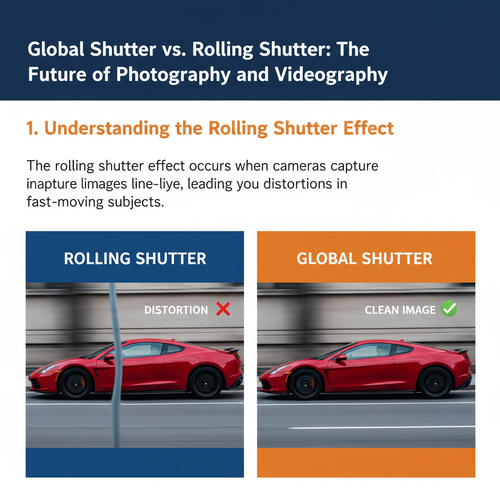 Infographic: What Is a Global Shutter and How It Mitigates Rolling Shutter Effect