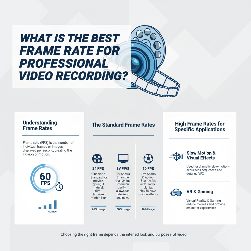 Infographic: What Is the Best Frame Rate for Professional Video Recording?
