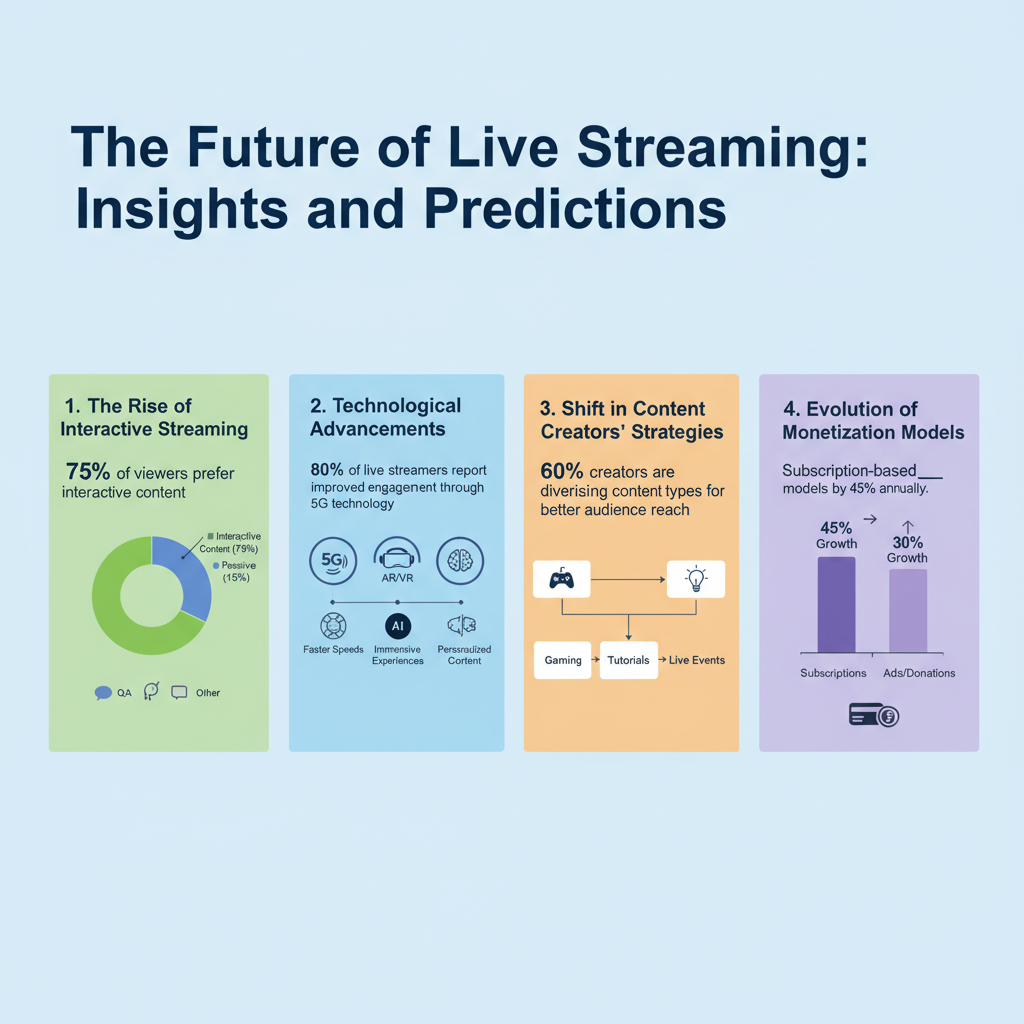 Infographic: What Is the Future of Live Streaming? Insights and Predictions