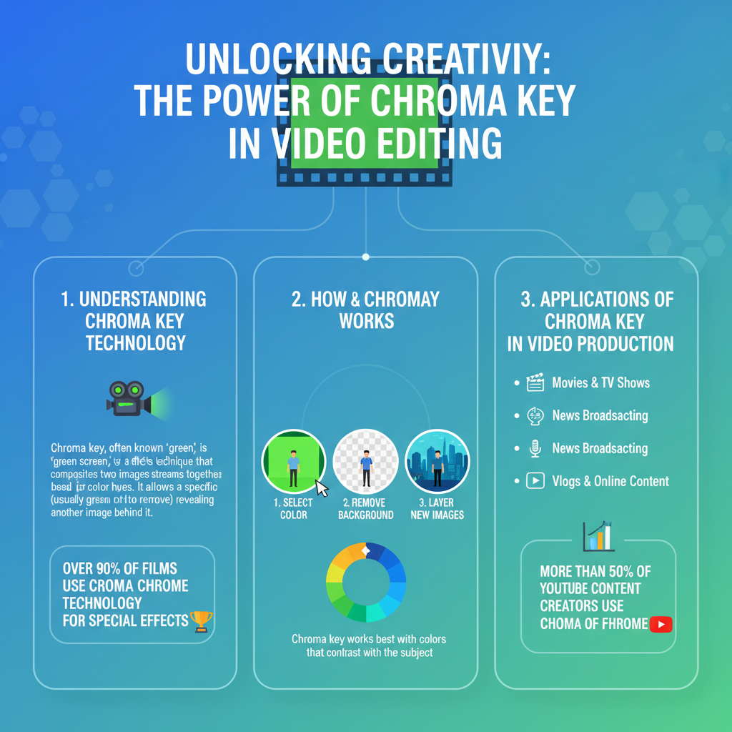 Infographic: What is Chroma Key (Green Screen) in Video Editing?