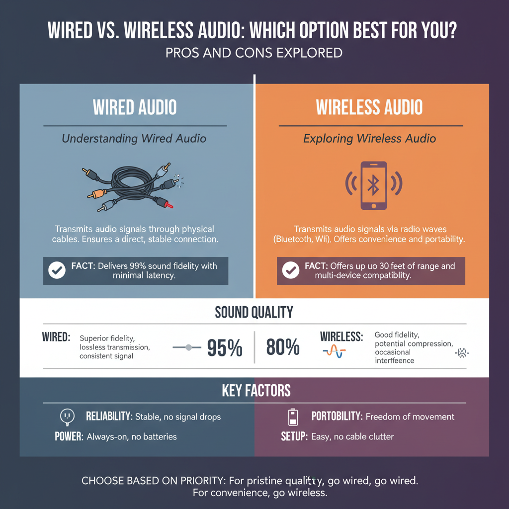 Infographic: Wired vs. Wireless Audio: Which Option Is Best for You?