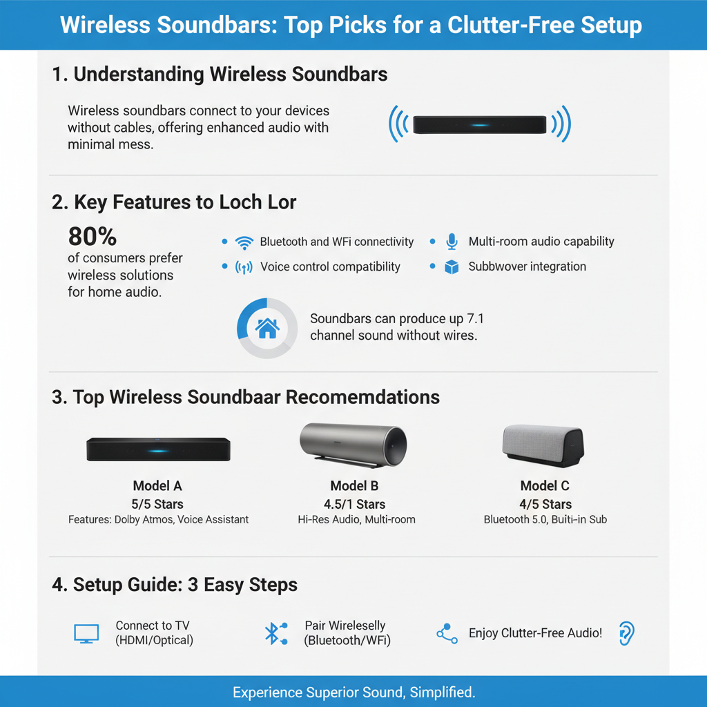 Infographic: Wireless Soundbars: Top Picks for a Clutter-Free Setup