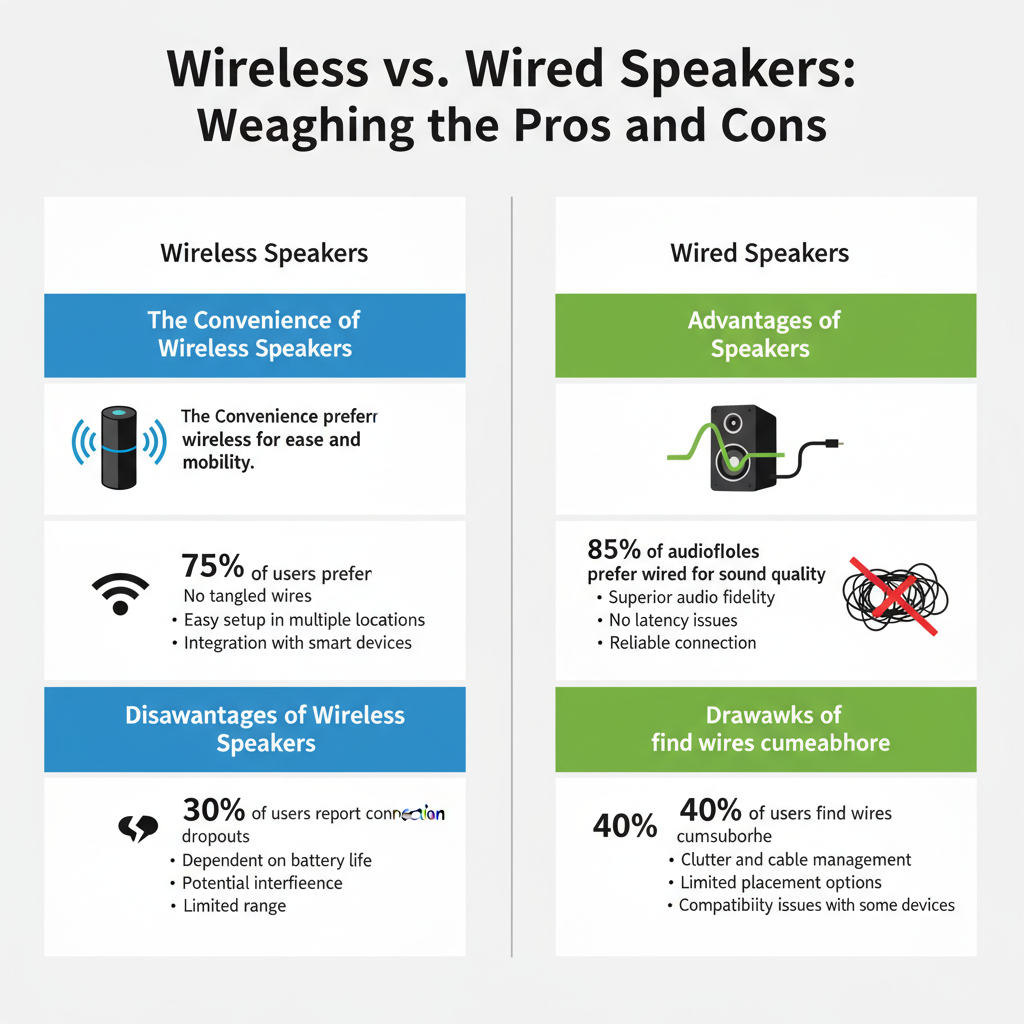 Infographic: Wireless vs. Wired Speakers: Weighing the Pros and Cons