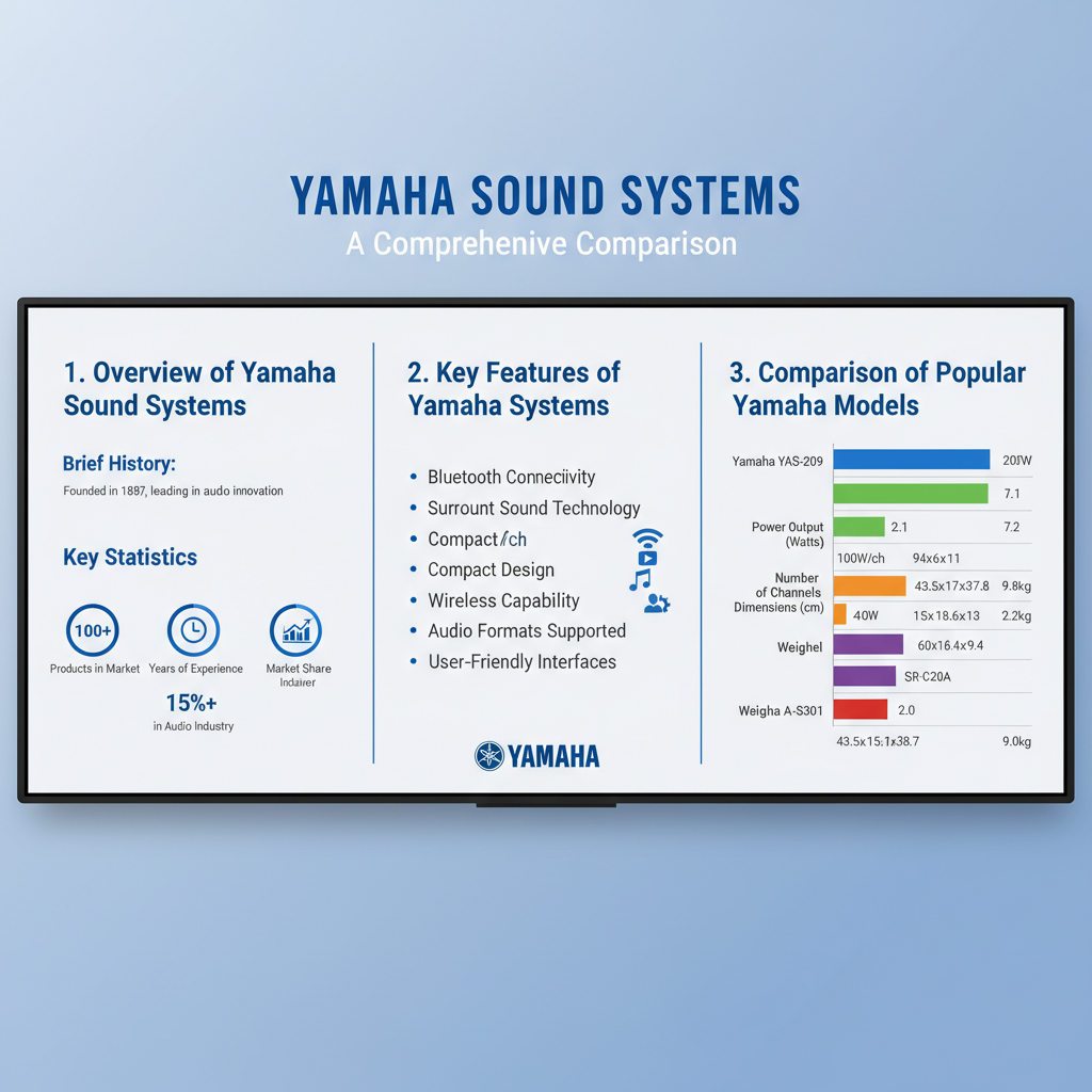 Infographic: Yamaha Sound Systems: A Comparative Overview