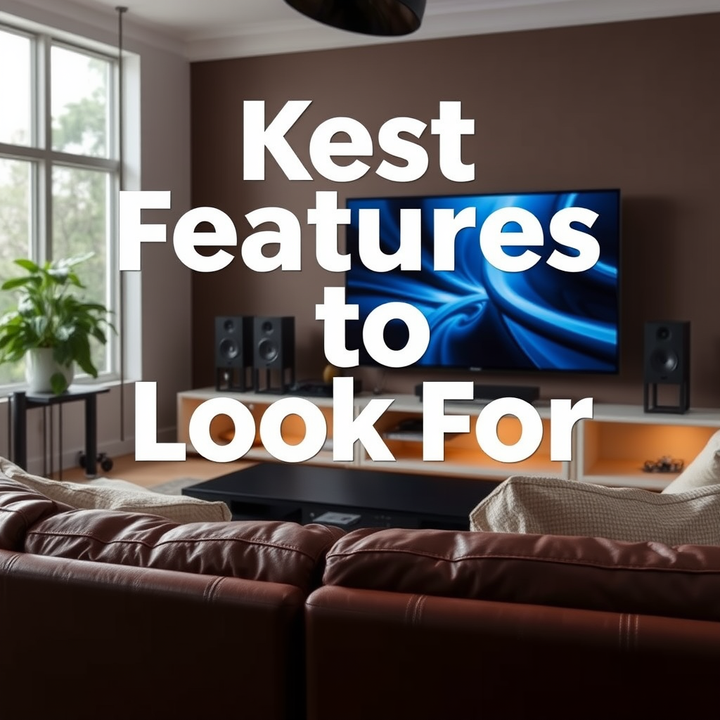 Key Features to Look For - Best Home Theater Systems Under $500