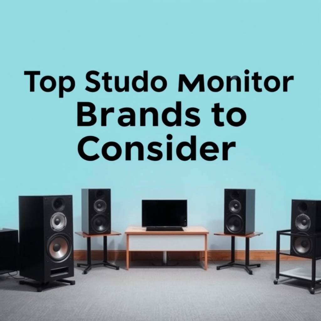 Top Studio Monitor Brands to Consider - Best Studio Monitors for Professional Audio Mixing