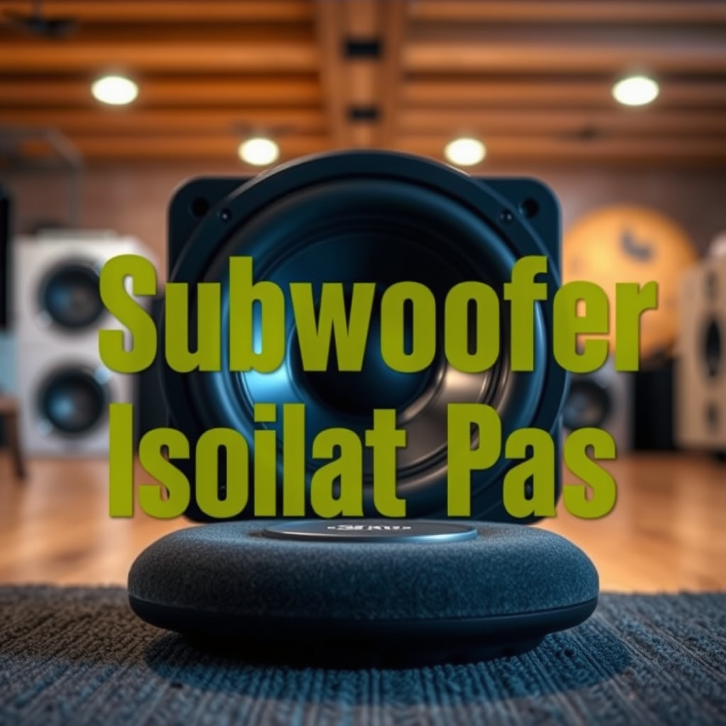 Understanding Subwoofer Isolation Pads - Best Subwoofer Isolation Pads: Do They Improve Bass Response?