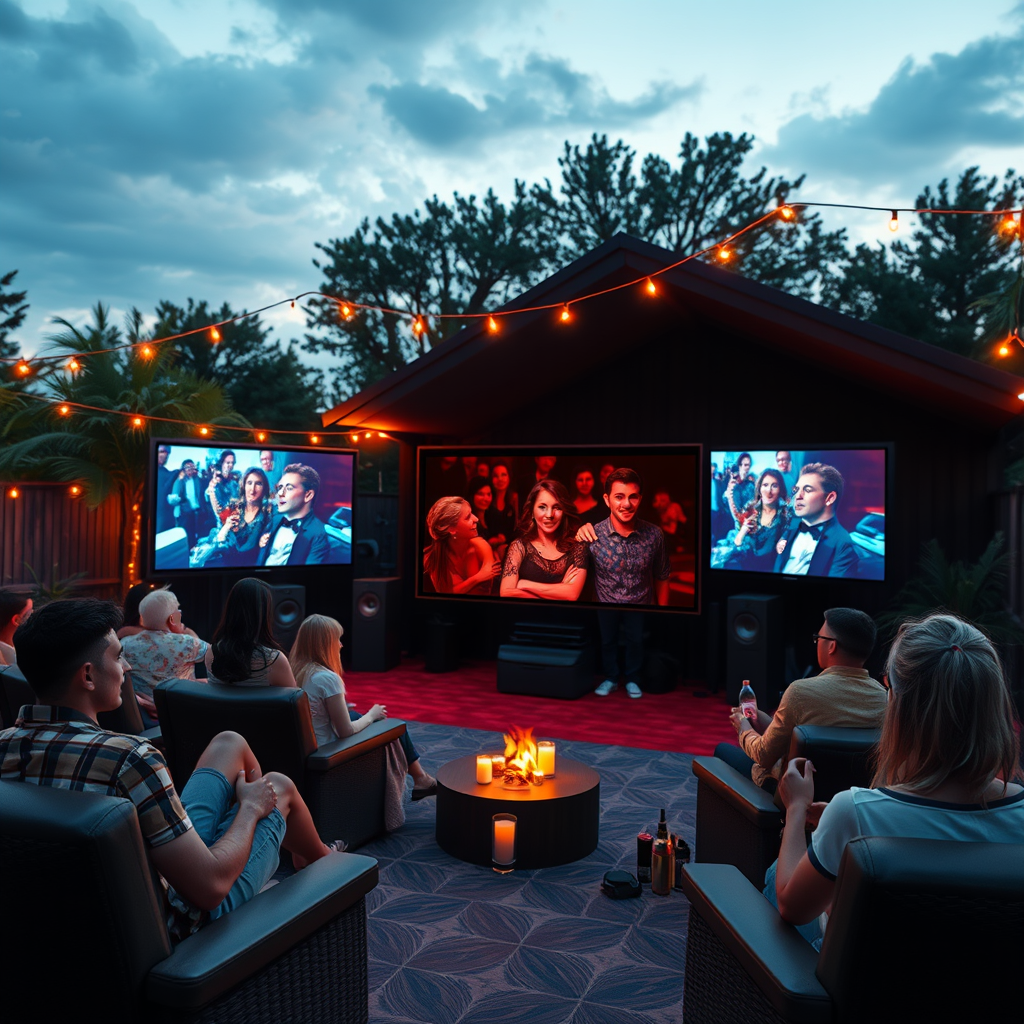 How to Create an Outdoor Movie Theater with Amazing Sound