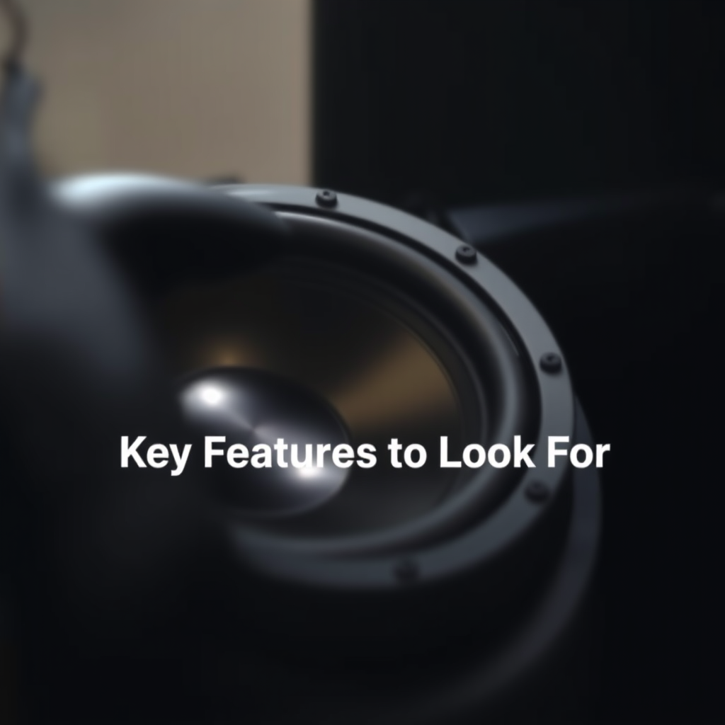 Key Features to Look For - High-Performance Subwoofers for Bass Enthusiasts