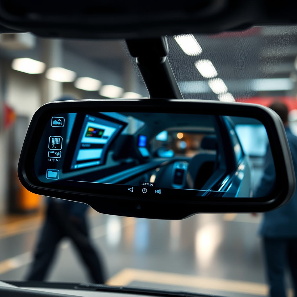 Key Components of AI Rearview Mirrors - How AI-Based Rearview Mirror Displays Work