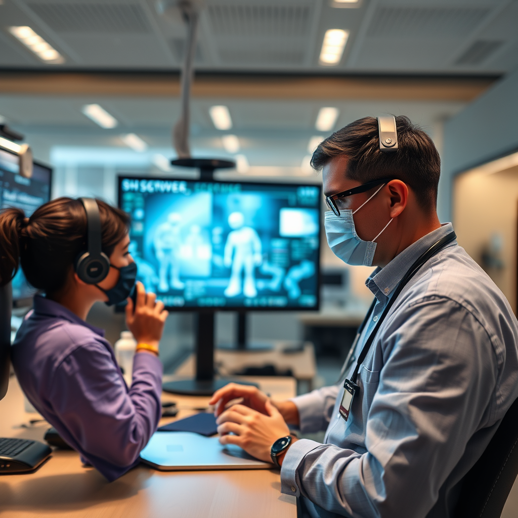 Enhancing Realism in Medical Simulations - How AI Enhances Holographic Displays for Medical Training