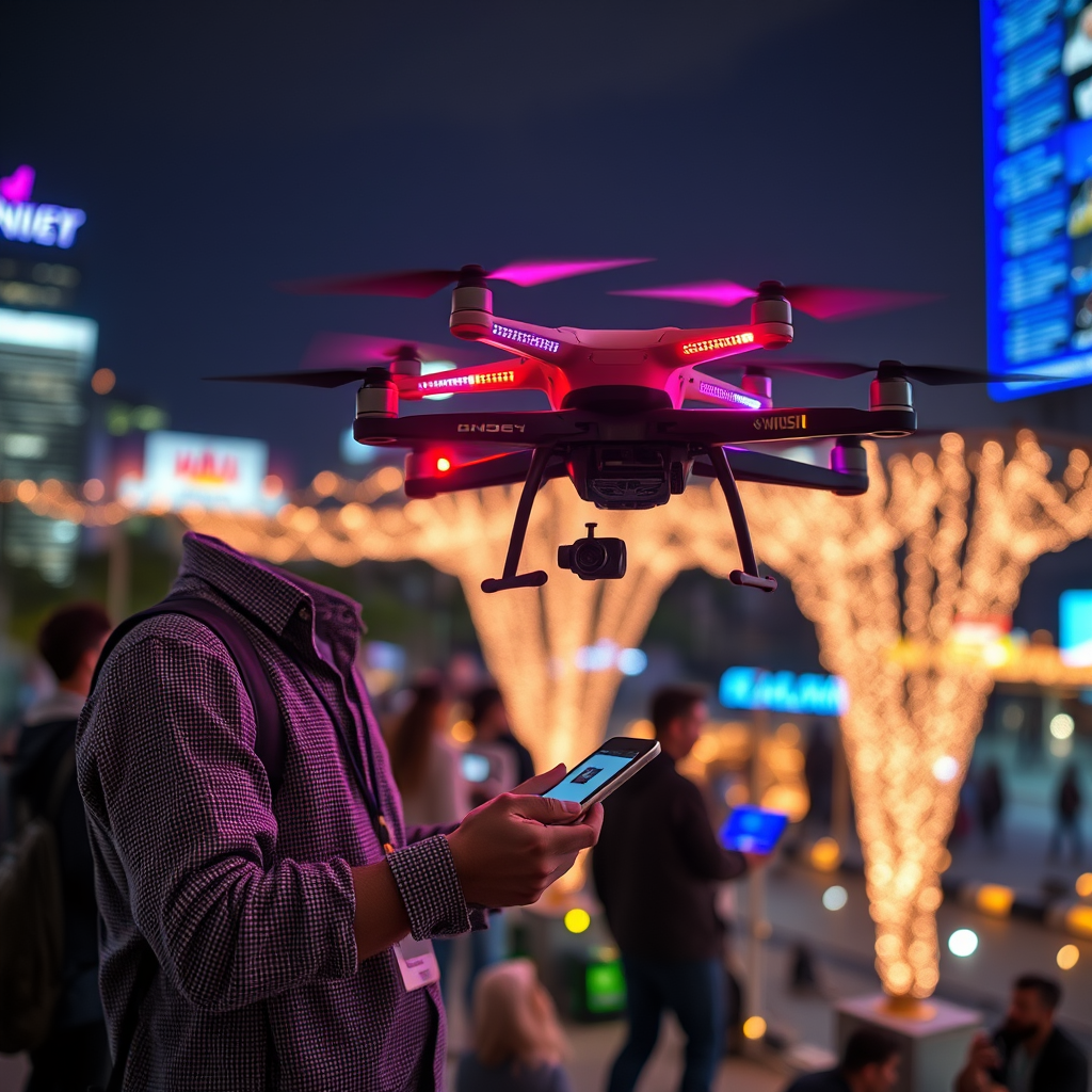 Designing Aerial Light Displays - How AI-Powered Drone Swarms Create Aerial Light Displays