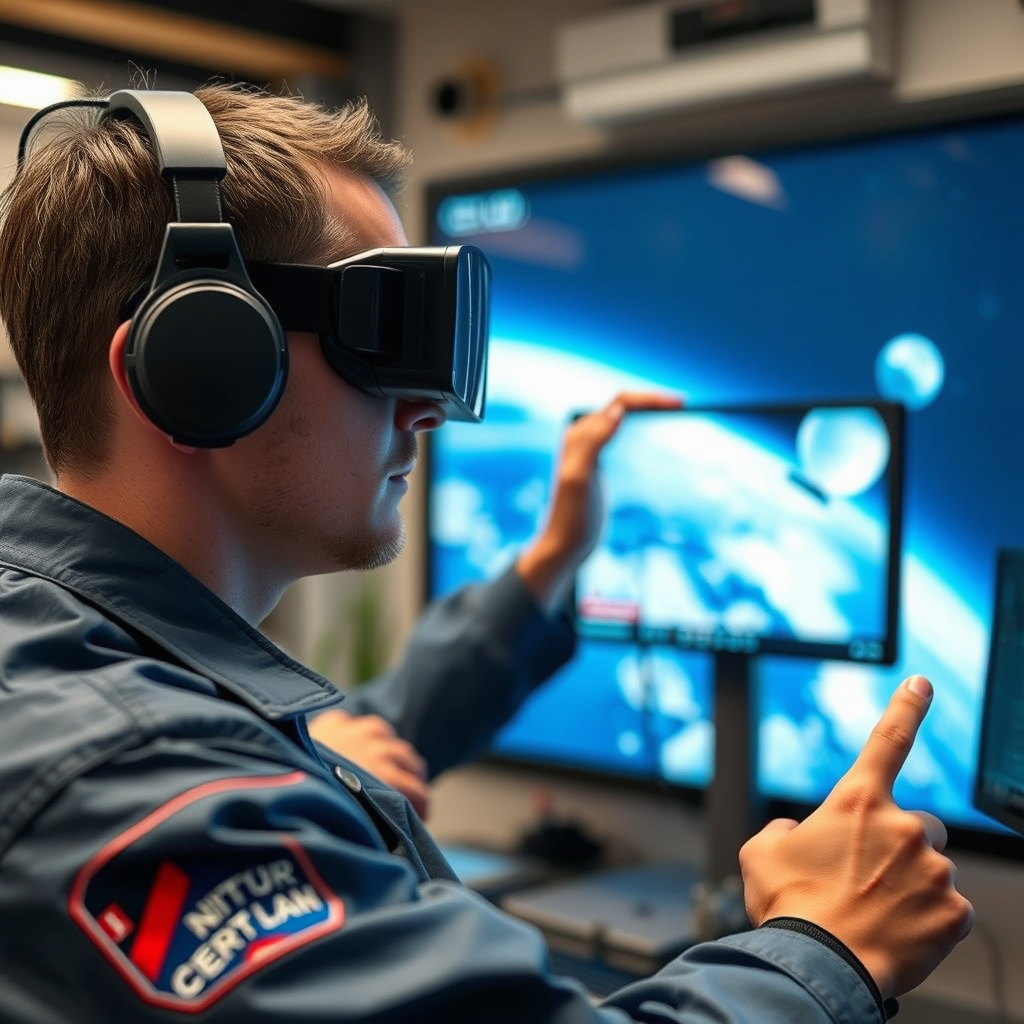 Training and Simulations with Augmented Reality - How Augmented Reality Displays Are Used in Space Missions