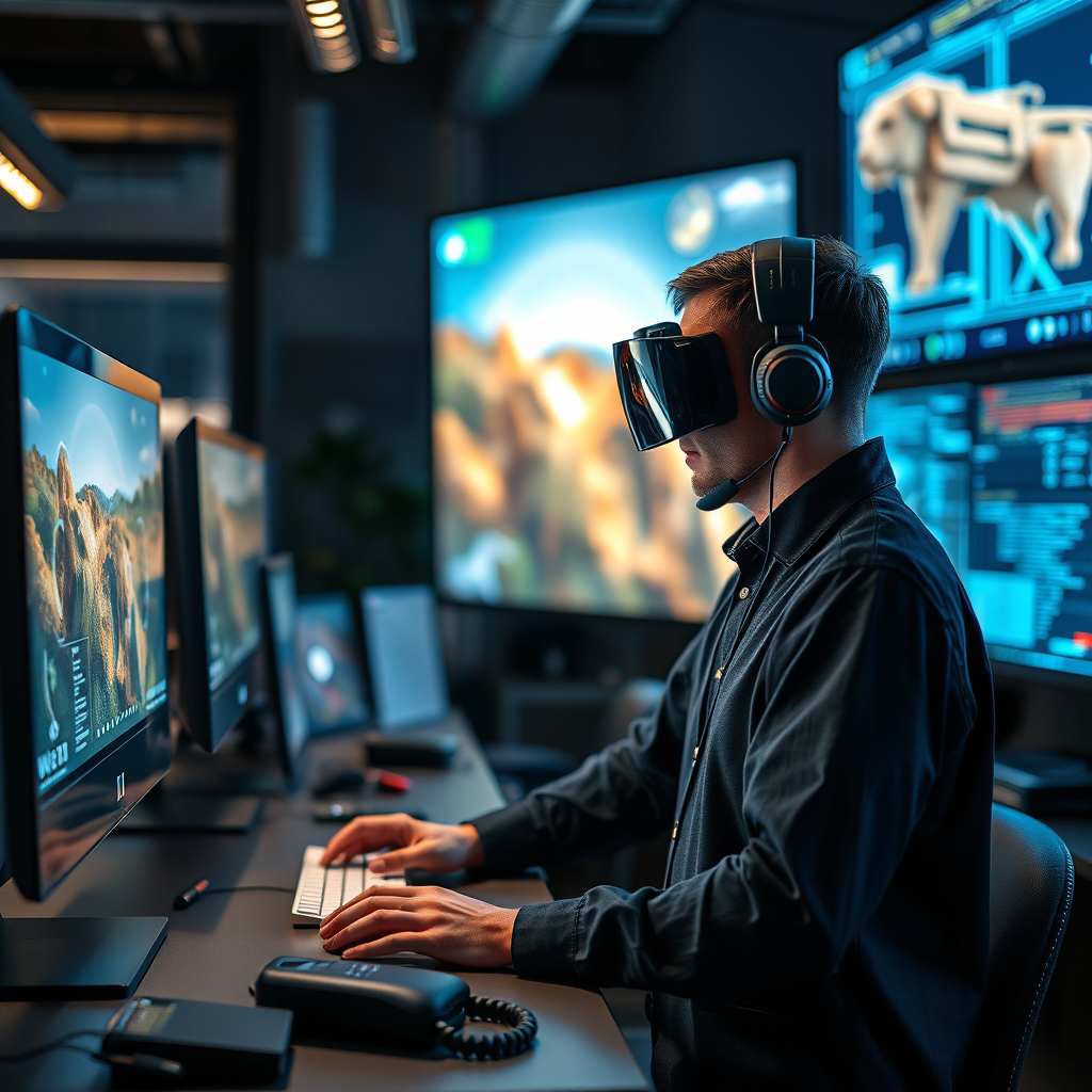 The Process of Creating Virtual Worlds - How Generative AI Is Creating Entirely Virtual Video Worlds