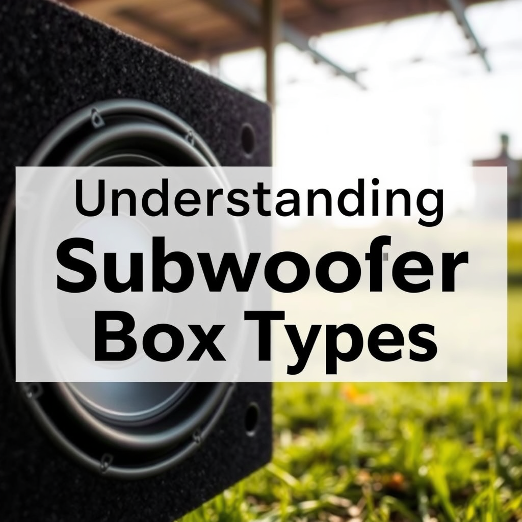 Understanding Subwoofer Box Types - How to Build a Custom Subwoofer Box for Deep Bass