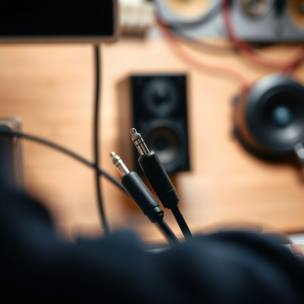 Inspect Audio Cables - How to Fix a Crackling Sound in Wired Speakers