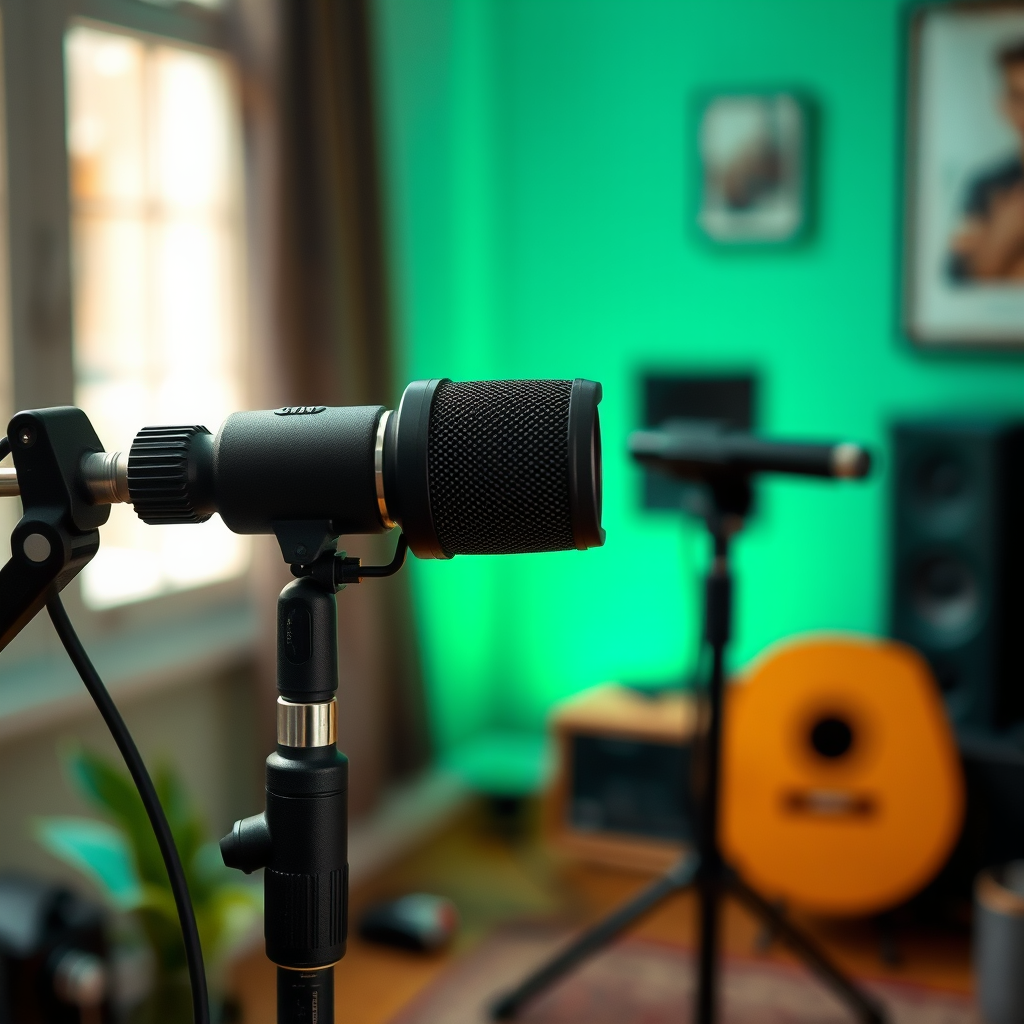 Selecting the Right Microphones - How to Set Up a Sound System for Recording Music at Home