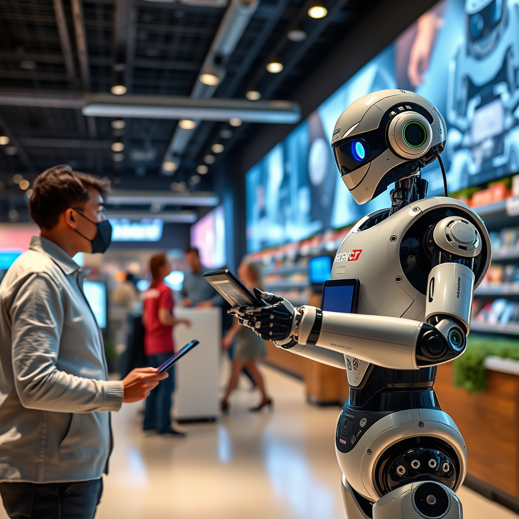 The Rise of Humanoid Robots in Retail - Humanoid Robots Enter Retail Industry
